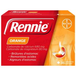 Rennie orange 36 comprimés