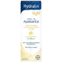 Hydralin Gyn Crème-Gel Apaisante - 15 g - Soin Intime Apaisant & Rafraîchissant