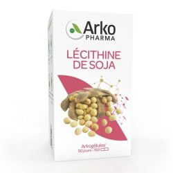 Arkopharma Arkogélules Lécithine de Soja - 150 gélules - Source naturelle de phospholipides