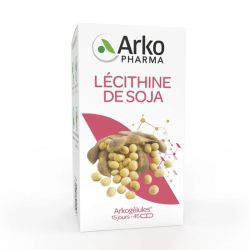 Arkopharma Arkogélules Lécithine de Soja - 45 gélules - Source naturelle de phospholipides