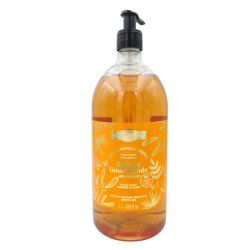 Le Comptoir du Bain Savon de Marseille Surgras Extra-Doux Balade Gourmande Miel Précieux 1 L - Nettoyage doux corps et mains
