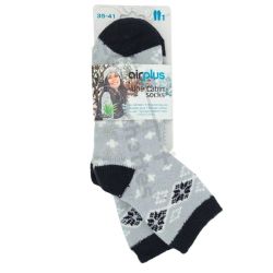 AirPlus Aloe Cabin Socks Chaussettes Hydratantes Femme Flocon Noir - 35-41