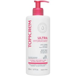 Topicrem Ultra-Hydratant Lait Corps 500ml – Hydratation continue et confort familial
