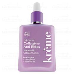 Krème Sérum Collagène Anti-Rides Bio - Peaux sensibles et Matures - 30ml