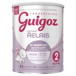 Guigoz Optipro Relais Lait 2ème Âge Dès 6 Mois 800g – Croissance et relais