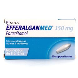 Efferalgan 150 mg 10 suppositoires