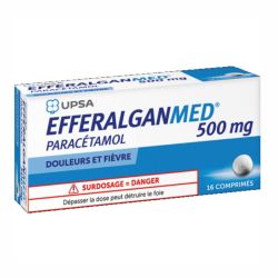 Efferalgan Med 500 mg 16 comprimés