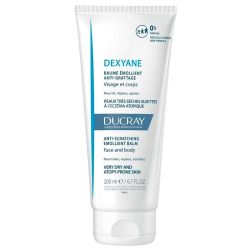 Ducray Dexyane Baume Emollient Anti-Grattage - 200 ml - Nourrit, répare et apaise les peaux très sèches