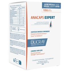 Ducray Anacaps Expert Chute de Cheveux Chronique 90 Gélules – Force et vitalité