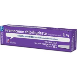 Biogaran Pramocaïne chlorhydrate 1 % Gel - 30g - Crise hémorroïdaire