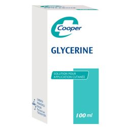 Cooper Glycérine Officinale - Flacon de 100 ml - Soin hydratant et apaisant pour peaux sèches et irritées