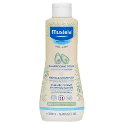 Mustela Shampoing Doux - 500 ml - Lave et démêle les cheveux délicats dès la naissance