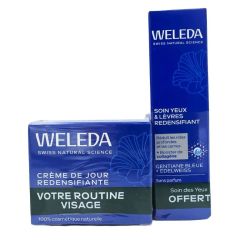 Weleda Duo Routine Visage Crème de Jour Redensifiante 40 ml + Soin Yeux & Lèvres 10 ml offert - Anti-âge redensifiant