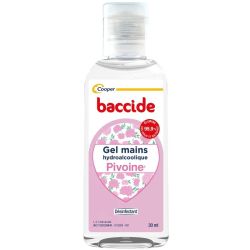 Cooper Baccide Gel Hydroalcoolique Mains Sans Rinçage Pivoine - 30ml
