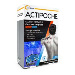 Cooper Actipoche Cervicales & Trapèzes Microbilles 1 Coussin Thermique