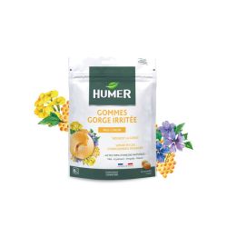 Humer Gommes Gorge Sensible Arôme Citron - 30 Gommes