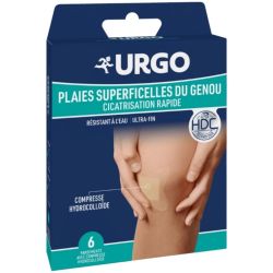 Urgo Cicatrisation Rapide Genou - 6 Pansements