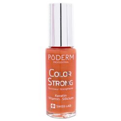 Poderm Color Strong Vernis Durcisseur - 8ml - Couleur : Sunkissed - Renforce, protège et sublime les ongles