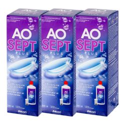 Alcon Aosept Plus Solution - Tout Types de Lentilles - 3x360ml