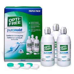 Alcon Opti-Free PureMoist 3x300ml – 16h d'hydratation et confort