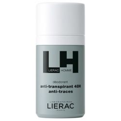 Lierac Homme Déodorant Anti-Transpirant 48H Anti-Traces - 50ml