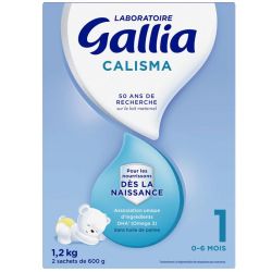 Gallia Calisma Lait Infantile 1er Âge - 2x 600g
