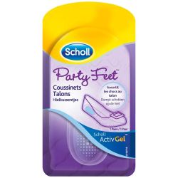 Scholl ActivGel Party Feet Coussinets Talons - 1 paire - Amorti discret pour les chaussures plates