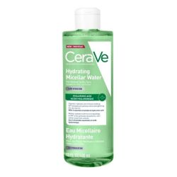 CeraVe Eau Micellaire Hydratante 400 ml - Nettoie, démaquille et hydrate 24h sans rinçage