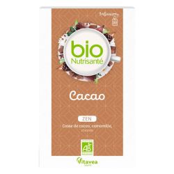 Vitavea Infusion Cacao Bio - Favorise la Relaxation - 20 Sachets