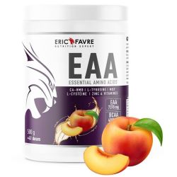 Eric Favre EAA - 500g - Saveur Pêche - Acides aminés essentiels pour l’énergie et la récupération