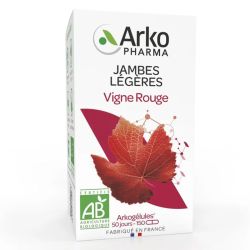 Arkopharma Arkogélules Vigne Rouge Bio - 150 Gélules - Circulation et jambes légères au naturel