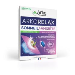 Arkorelax Sommeil & Anxiété - 15 comprimés - Sans mélatonine, Sans dépendance