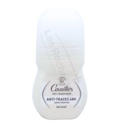 Cavaillès Déodorant Anti-transpirant Anti-Traces 48H Roll-on - 50ml - Sans Parfum
