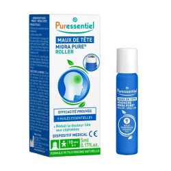 Puressentiel Roller Maux de Tête - Aux 9 Huiles Essentielles - 5 ml