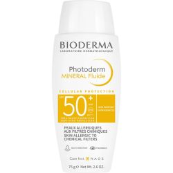Bioderma Photoderm Mineral Fluide SPF50+ 75g – Très haute protection 100% minérale