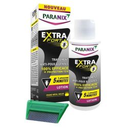 Paranix Extra Fort Lotion Anti-Poux et Lentes 100ml + Peigne