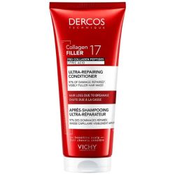 Vichy Dercos Collagen Filler 17 Après-Shampoing - 200ml - Fortifiant Réparateur Intense