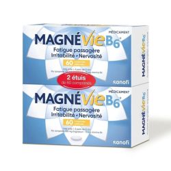 Magnévie B6 100 mg 2x60 comprimés