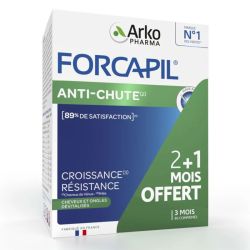 Arkopharma Forcapil Anti-Chute - 90 comprimés - Force, croissance et résistance capillaire
