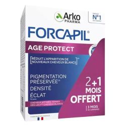 Arkopharma Forcapil Age Protect - Comprimés Anti Cheveux Blancs - 90 comprimés