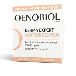 Oenobiol Derma Expert Contour des Yeux - 60 Comprimés - Réduction des poches & éclat du regard