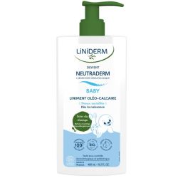 Neutraderm Liniment Bébé Oléo-Calcaire Bio 480 ml Flacon Pompe - Peaux Sensibles