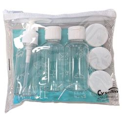 Cysellia set de voyage - flacons et pots vides