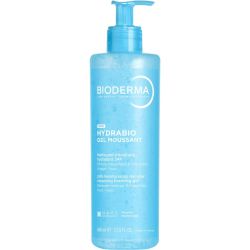 Bioderma Hydrabio Gel Moussant Nettoyant Micellaire Hydratant 24H 400 ml – Nettoyant visage et yeux peaux déshydratées