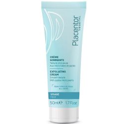 Placentor Crème Gommante - Visage - Tous Types de Peaux - Élimine Cellules Mortes & Impuretés - 50ml