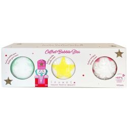Inuwet Bubble Star - 3 Boules de Bain Effervescentes - Nourrissantes et parfumées