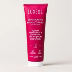 Luxéol Shampooing Frisés & Crépus Flacon 250 ml - Lave en douceur, nourrit intensément et définit les boucles