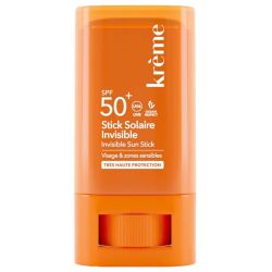 Krème Stick Solaire SPF 50+ Invisible 19g - Visage et zones sensibles, très haute protection