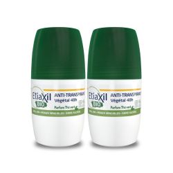 Etiaxil Anti-Transpirant Végétal 48h BIO Roll-On - Lot de 2 x 50ml