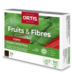 Ortis Fruits & Fibres Forte Cubes à Macher x 24